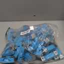 LEIFIDE 50 Pack Sound Isolation Clips Sound Proofing Mounting Blocking Clips Reduce Noisy Neighbor Soundproofing Resilient Channel for Home Office Apartment Recording Studio Walls and Ceilings (Blue)