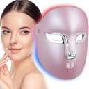 FSA Red Light Therapy Mask : Target Acne Removal,Wrinkles Redness,Wirless Remote,Salon Grade HSA Infrared Face Mask, Anti Aging Skincare for Home ,2000mAh Rechargeable Led Light Therapy Facial Mask (Pink)
