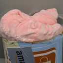 Heated Blanket Queen 84"90" - Premium Cosy Soft Electric Blanket with 6 Heating Levels,Dual Control Fast Heating Flannel Sherpa Blanket for Bed & Couch,Auto Shut Off/Machine Washable (Pink)