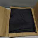 sancua 2 Pack Black Tablecloth 60 x 102 Inch, Rectangle 6 Feet Table Cloth - Stain and Wrinkle Resistant Washable Polyester Table Cover for Dining Tables, Buffet Parties and Camping