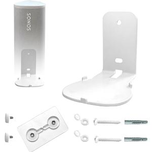 Wall Mount Bracket for Sonos Roam 2/Sonos Roam/Sonos Roam SL(Drill Free,Sturdy Metal,Enduring Paint Finish,Easy Install on The Wall,Compatible with Sonos Roam/Roam 2 and Sonos Roam SL,White)