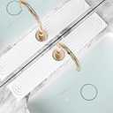 Premium Diatomite Stone Drying Mat for Kitchen Counter - Faucet Mat for Kitchen Sink, Sink Protector & Splash Guard, Quick-Dry Kitchen Sink Mat,Super Absorbent (White, 23.6" x 4")