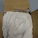 MIULEE Pack of 2 Corduroy Decorative Euro Sham Throw Pillow Covers 22x22 Inch Soft Boho Striped Pillow Covers Modern Farmhouse Home Decor for Sofa Living Room Couch Bed Cream White