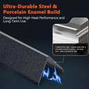 QuliMetal 7635 15.3" Flavorizer Bars for Weber Spirit E210, E220, S210, S215, Spirit 200 & GS4 Spirit II E210, Spirit II E220 with Front Control, 16GA Porcelain Steel Grill Heat Plates