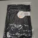 ANRABESS Womens Tops 3/4 Sleeve Crewneck Pleated Dressy Casual Shirts 2025 Summer Business Basic Tee Blouses Work Outfits Black XXL (Black, XXL)