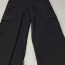 Lepunuo Cargo Pants for Women High Waisted Casual Pants Baggy Stretchy Wide Leg Y2K Streetwear with 6 Pockets S
