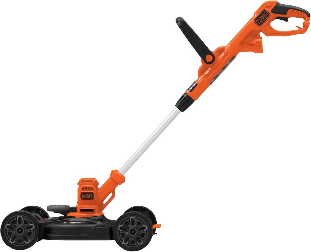 BLACK+DECKER 3-in-1 Corded Lawn Mower, String Trimmer & Edger, 12-Inch (BESTA512CM) BLACK+DECKER 3-in-1 Corded Lawn Mower, String Trimmer & Edger, 12-Inch (BESTA512CM)