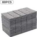 Wall Protector from Furniture, 80 PCS Headboard Stoppers for Wall, Self Adhesive Furniture Pads Protect The Wall from Banging, Suitable for Bedside, Cabinet, Chair Legs, Sofa