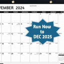 Desk Calendar 2024-2025 – Jul 2024 – Dec 2025, 18 Monthly Desk Calendar, Large Desk Calendar 2024, 22'' x 17'', 2024-2025 Desk/Wall Calendar with Desk Pad, To-do Lists, Ruled Blocks, Corner Protectors