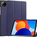 Smart Case for Xiaomi Redmi Pad SE 8.7'' 2024, Ratesell Lightweight Trifold Stand Smart Case Cover with Auto Wake/Sleep for Xiaomi Redmi Pad SE 8.7'' Navy Blue, Pack 2