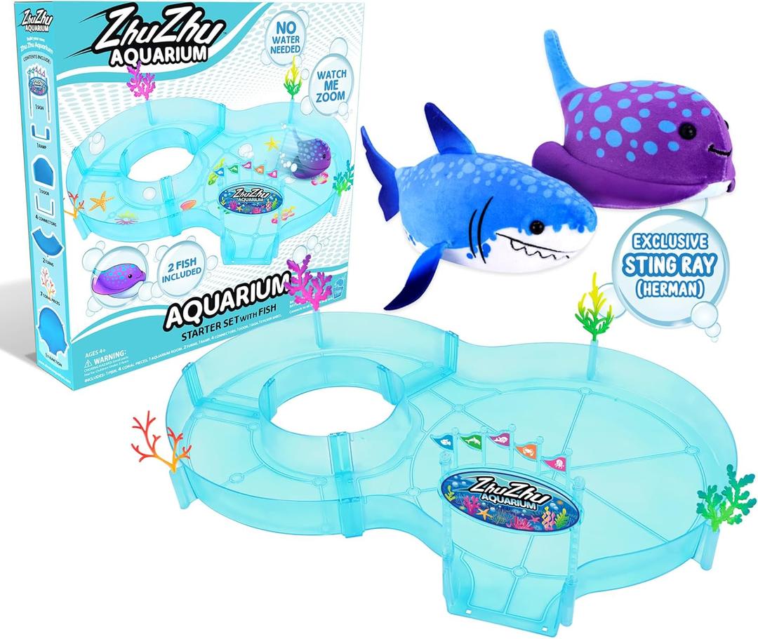 zhuzhu Aquarium Starter Set with 2 Fish zhuzhu Aquarium Starter Set with 2 Fish