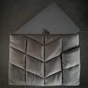 UZBL Puffy Laptop Sleeve 13-14 inch, Puffer Laptop Carrying Case for Women, Pillow Case Compatible for MacBook Air M3 2024 M2 M1, MacBook Pro 13 in 14 in, Diamond Stitched Sleeve (Khaki)