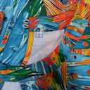 Kubsid Halter Dresses for Women 2026 Casual Print Summer Dresses Hollow Out A-line Sundresses for Beach Vacation, Large (Red Blue Leaves)