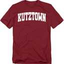 Official Collegiate School Name Arch Unisex Adult T Shirt Collection 1 (Red, S)