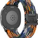 Braided Bands for Samsung Galaxy Watch 8 Band 40mm 44mm/8 Classic 46 mm Women/Men,Elastic Nylon Fabric One Click No Gap Parachute Sport Strap for Samsung Galaxy Watch 8 Classic Band 46mm/8 44 mm 40 mm