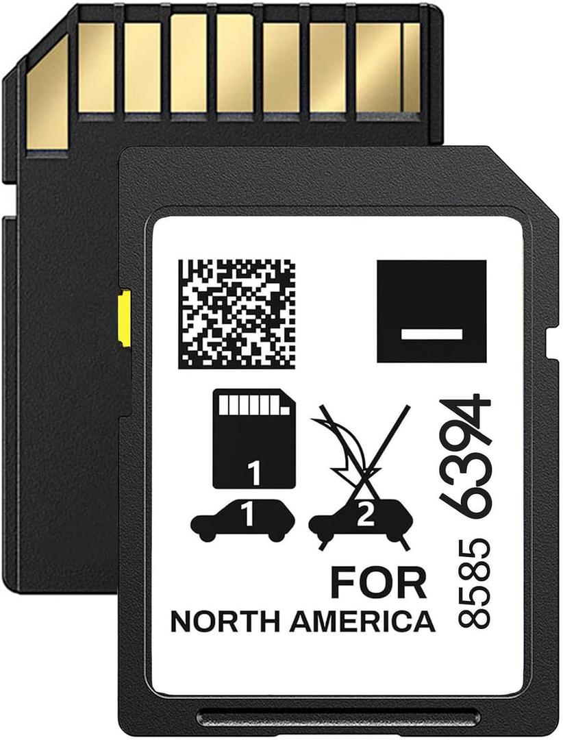 2025 Latest Update Satellite Navigation SD Card Compatible with Cadiliac Chevrolet Buick GMC,North America Maps,Plug and Play Install,GPS in-Dash Navigation Accessories Part 85856394