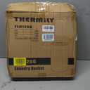 126L Laundry Hamper with Lid, Laundry Basket, Laundry Room, Gray, 16"L x 16"W x 29.5"H