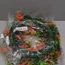 Fall Decor - 16 Inch Autumn Artificial Wreath - Fall Decorations for Thanksgiving, Halloween, Farmhouse, Harvest Home, Outdoor, Indoor, Window, Wall (Green,orange,red,yellow)