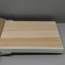 Christmas Tree Collar Box, 22" L White Wooden Tree Collar, Christmas Tree Stand Cover, Tree Skirt Box for Below 8ft Christmas Tree Decoration