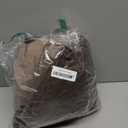 WOMACO King Headboard Cover with Remote Pockets, Stretch Velvet Head Board Slipcover, Dustproof Bed Head Cover for Upholstered Headboard (Length (71" - 90""), Coffee)