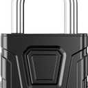 Outdoor Combination Lock Heavy Duty, Large, Weatherproof Padlock with Code for Gates, Fences, Sheds, Lockers, Cabinets, Storage Units 1-Pack, Black