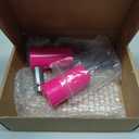 Motoforti Pair 10mm Motorcycle Frame Sliders Universal Extended Anti Crash Protector Cover Pink Long-Lasting