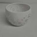  Orchid Pots with Holes Self Watering Ceramic Orchid Pot 7.7 Inch White Breathable Slotted Pot for Orchid Root Air Circulation Orchid Planting Machine with Drainage