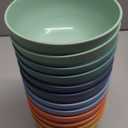 12 Pcs Unbreakable Cereal Bowls Set, 26 Oz Wheat Straw Bowls Set, Microwave & Dishwasher Safe Rice Bowls for Kitchen, Reusable Plastic Bowls for Soup, Salad and Snack, BPA Free, Multicolor