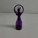 O2COOL Deluxe Handheld Battery Powered Water Misting Fan (Purple) (Single)