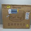 SHYUJAJIE Extra Wide Baby Gate, 30" tall189 Wide Configurable Baby Gate Fireplace Safety Fence, Metal Pet Safety Playpen for Toddler/ Pet/ Dog Christmas Tree Fence (Whtie, 8-Panel)