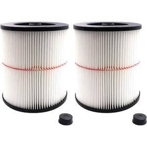 17816 filter for craftsman shop vac 17816 9-17816, 17816 vacuum filter fit 5 Gallon and Larger Vacuum Cleaner, 2pack