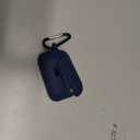 Case for Anker Soundcore AeroClip Open-Ear Earbuds, FJIASTB Soft Silicone Protective Cover with Carabiner, Shockproof (Dark Blue)