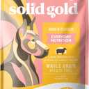 Solid Gold, Hund-N-Flocken, Dog Food Dry with Lamb, Rice and Omega 3 Fish Oil for Dogs, Probiotics, 24 LB
