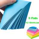 Sticky Notes 3x3 Inches,Bright Colors Self-Stick Pads, Easy to Post for Home, Office, Notebook, 82 Sheets/pad