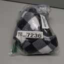 Dog Winter Coat, ASENKU Dog Fleece Jacket Plaid Reversible Dog Vest Waterproof Windproof Cold Weather Dog Clothes Pet Apparel for Dogs (XL, White)