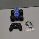 Remote Control Car, 2.4GHz Monster Trucks Toys with Light Spray, Birthday Gift for Kids 3 4 5 6 7 8, All Terrain RC Cars, Toddler Toys for Boys Girls 3+ Year Old (Dinosaur-Blue)