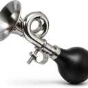 EZYoutdoor Aluminum Alloy Bike Horn, Loud Bicycle Horns for Kids and Adults,Retro and Easy-to-Install Bicycle Accessories