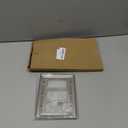 Dyekou Metal Wall Plate for Electrical Outlets, Decorative Brushed Nickel Switch Plates Outlet Cover, Light Switch Cover Plate, 3-Gang Wall Plates (Triple Decoretor, 1 Pack)