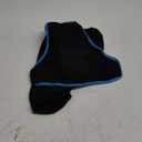 Queenmore Recovery Suit for Dogs After Surgery, Breathable Pet Recovery Suit Dog Abdominal Wounds Bandages,Dog Anxiety Calming Vest with Ear Muffs, Black, Medium