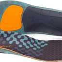 Superfeet Run Cushion High Arch Insoles
 - Orthotic Metatarsal Arch Support Inserts for Men & Women - Absorbs Shock, Reduces Over-pronation - EVA Layer Conforms to Foot Contours, Deep Heel Cupping (Women's 11-12.5/Men's 10-11.5)