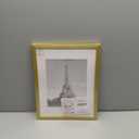 Upsimples 11x14 Picture Frame, Display Pictures 8x10 with Mat or 11x14 Without Mat, Wall Hanging Photo Frame, Gold, 1 Pack