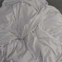 2 Pack White Table Cloth for 5FT Round Tables, Fitted Spandex 120 inch Round Tablecloth, Wrinkle Free White Table Skirt for Receptions Birthday Holiday Dinner Banquet Engagement Party Decoration