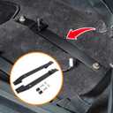 Front Longer Seat Track Extensions Kit for Ford Mustang or Cobra 1979-2004 Driver or Passenger Side, Extends Seat Back 4.5'' and Raises 0.5''