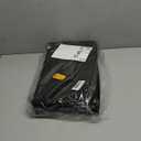 Woodoulogy Vinyl Record Storage Box Set of 2  for 7"/45 RPM LPs, Black Case with Lid Holds up to 160 Albums, CD Crate Play Music Holder, File Folder Cabinet Organizer Case with Handle