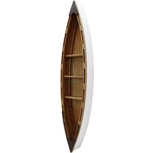 Morning View 47 Inch Wood Boat Shelf Decor Nautical Wall Hanging Boat Ornament Beach Theme Room Wall Home Decor, 9.7"L x 4.8"W