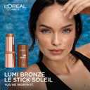 L'Oreal Paris Lumi Bronze Le Stick Soleil Bronzer Stick, Cream-To-Powder Bronzer For A Sunkissed Face Makeup Glow, 100 Sunkissed Ros