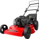 PowerSmart 22-Inch Gas Lawn Mower, 150cc B&S Engine, Self-Propelled, 3-in-1 Mulching System, 6 Cutting Heights, Rear-Wheel Drive, Durable Steel Deck