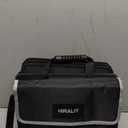 HIRALIY 4 in 1 Car Trunk Storage Organizer with Leakproof Cooler Bag, Multi-Compartment Foldable Trunk Storage Box for Car Truck SUV (Black)