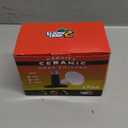 LUCKY HERP 100W Ceramic Heat Emitter, Reptile Heat Bulbs, Ceramic Heat Lamp for Reptiles, Amphibian, Chicken, Dog, Cat (2-Pack)