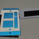 Angoily Solar Address Sign Lamp with 18 Led Lights, House Numbers for OutsideDual Color White and Warm Light, Stainless Steel Doorplate for Home Decor